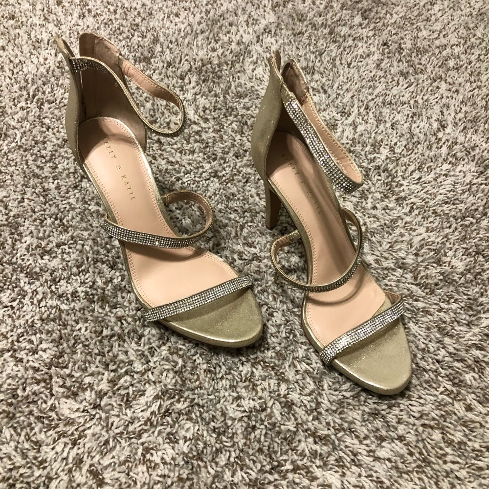 Gold courtnee sandal